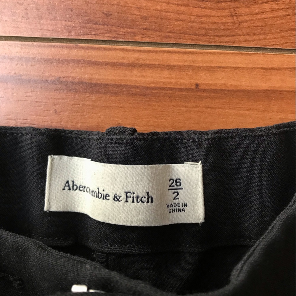 Abercrombie & Fitch Black Flare Pants - Picture 3 of 4
